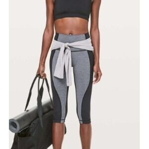 Lululemon Wunder Under Crop High-Rise‎ Leggings Size 4